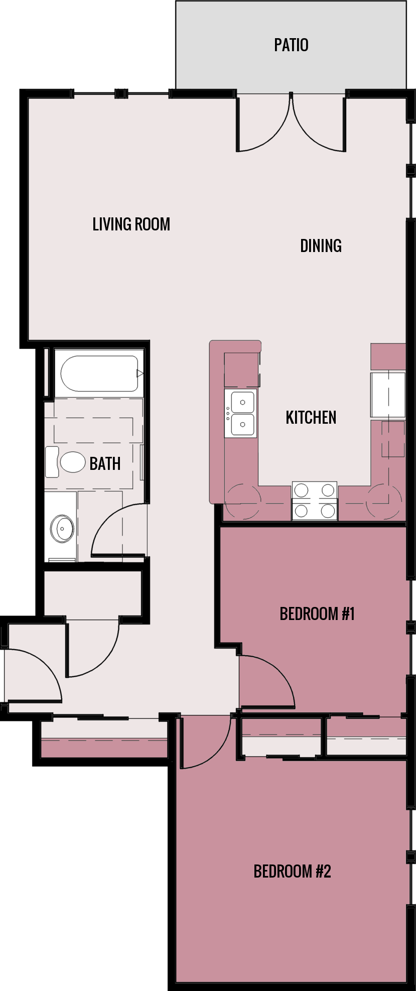 Floor Plans of Prince Hall Village in Milwaukee, WI